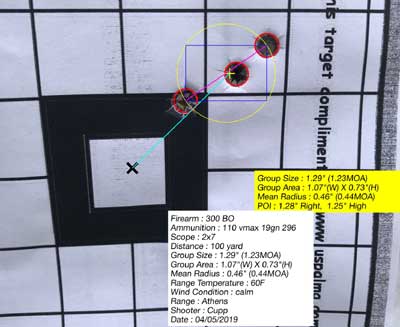 300 AAC Blackout accuracy