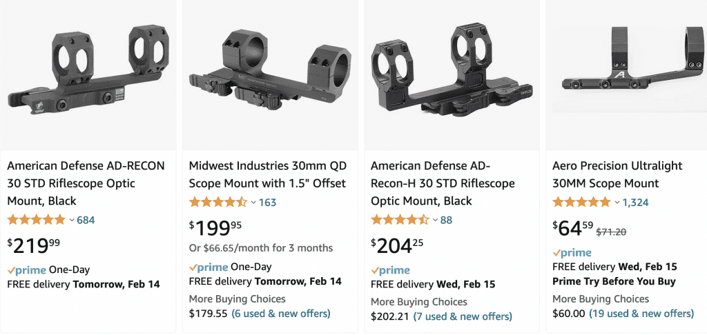 ADM Recon Scope Mount 30mm