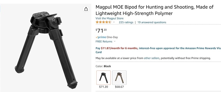 Magpul MOE Lightweight Bipod