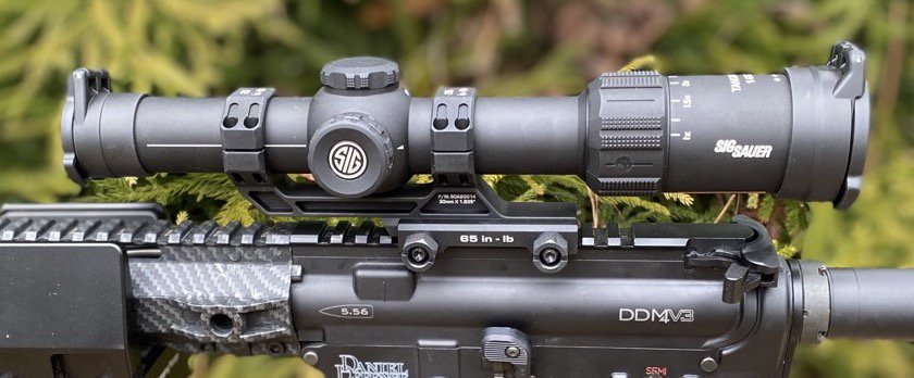Sig Sauer Tango-MSR 1-6x24mm SFP Riflescope; MSR-BDC6 Reticle